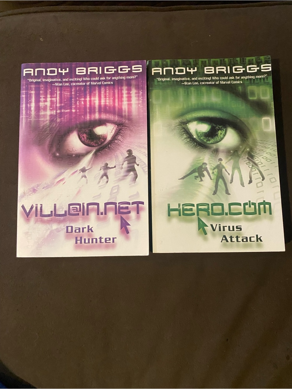 Andy Briggs Book Bundle ofvillain.net and hero.com.